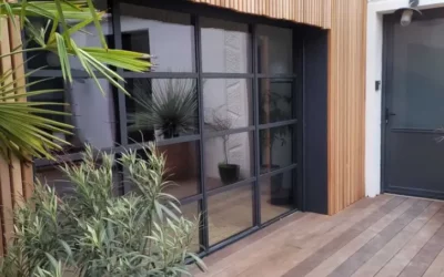 Projet de baie vitrée en aluminium à ANGERS