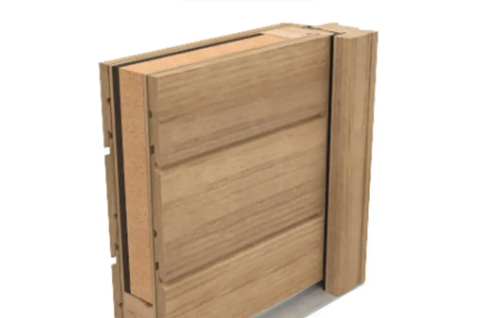 Modern Eco - Porte entree bois isolation